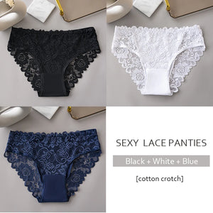 "Triple Temptation Lace Set"