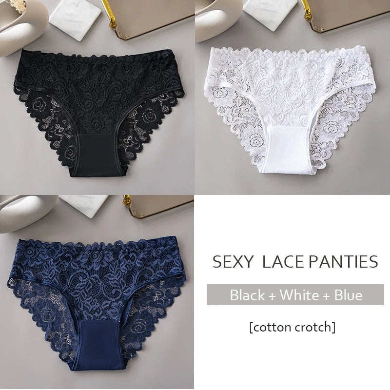 "Triple Temptation Lace Set"