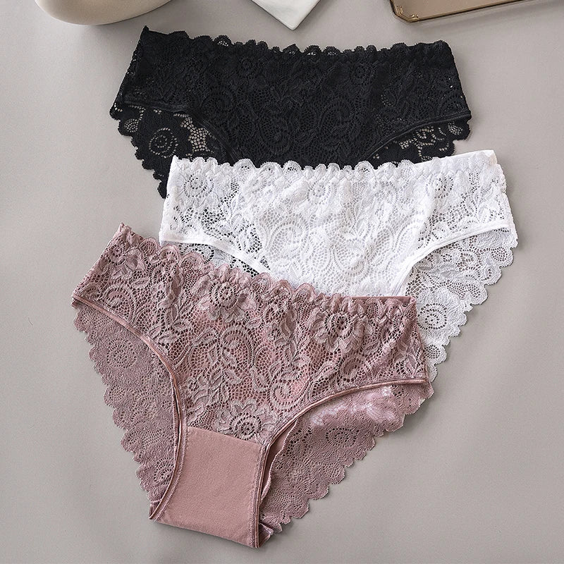 "Triple Temptation Lace Set"