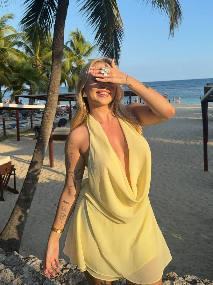"Moonlit Muse Mini Dress"