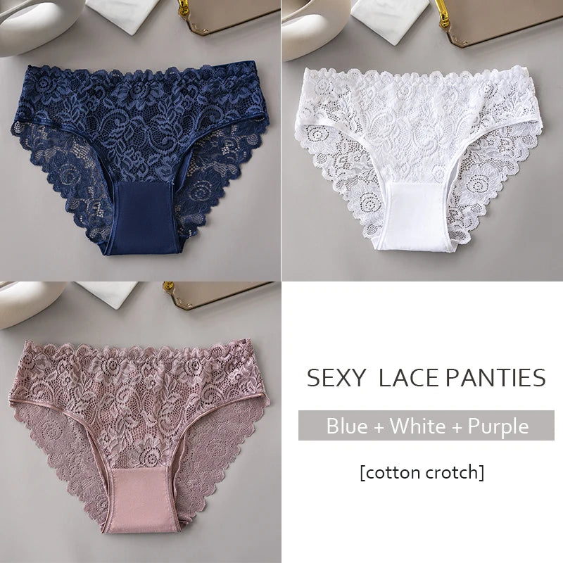 "Triple Temptation Lace Set"