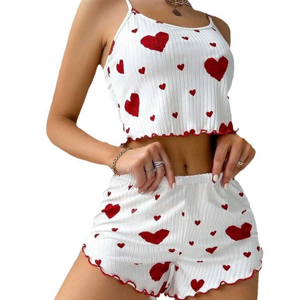 Double Love – 2-in-1 Heart Pajama Set