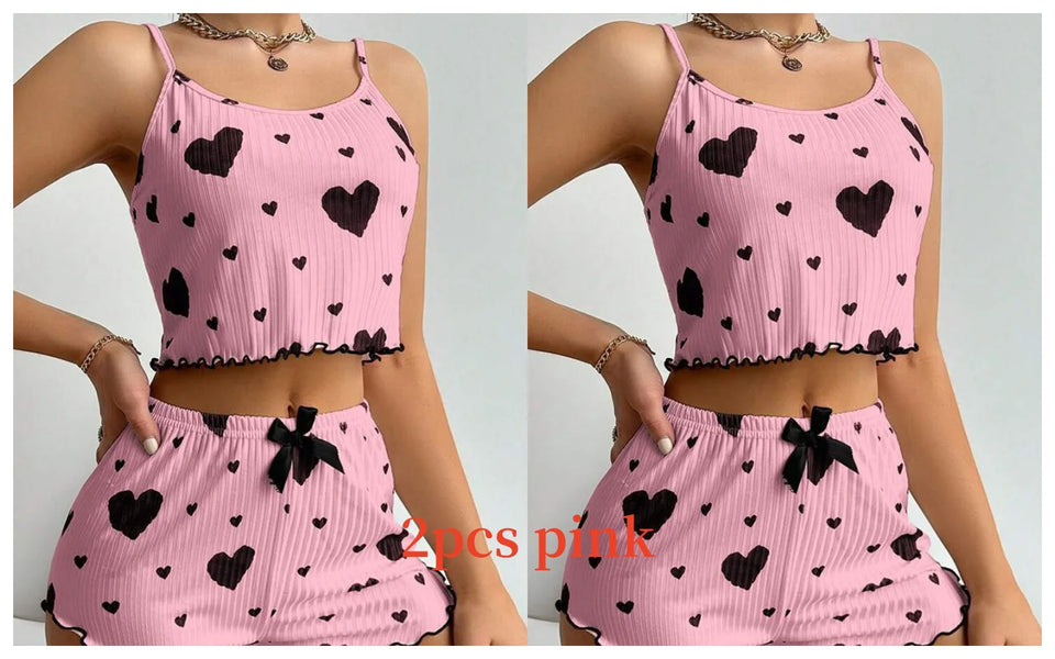 Double Love – 2-in-1 Heart Pajama Set