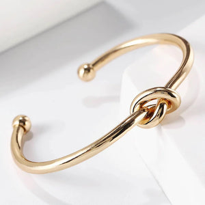Eternal Knot – Vintage Stainless Steel Bracelet