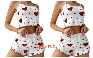 Double Love – 2-in-1 Heart Pajama Set