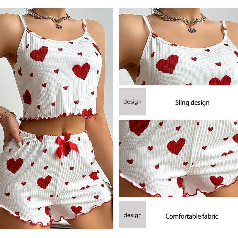 Double Love – 2-in-1 Heart Pajama Set