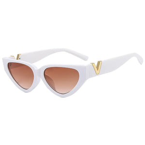 Luxury vintage sunglasses with UV400 protection