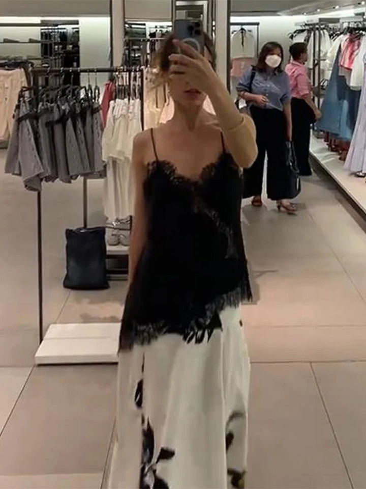 Midnight Muse Lace Top