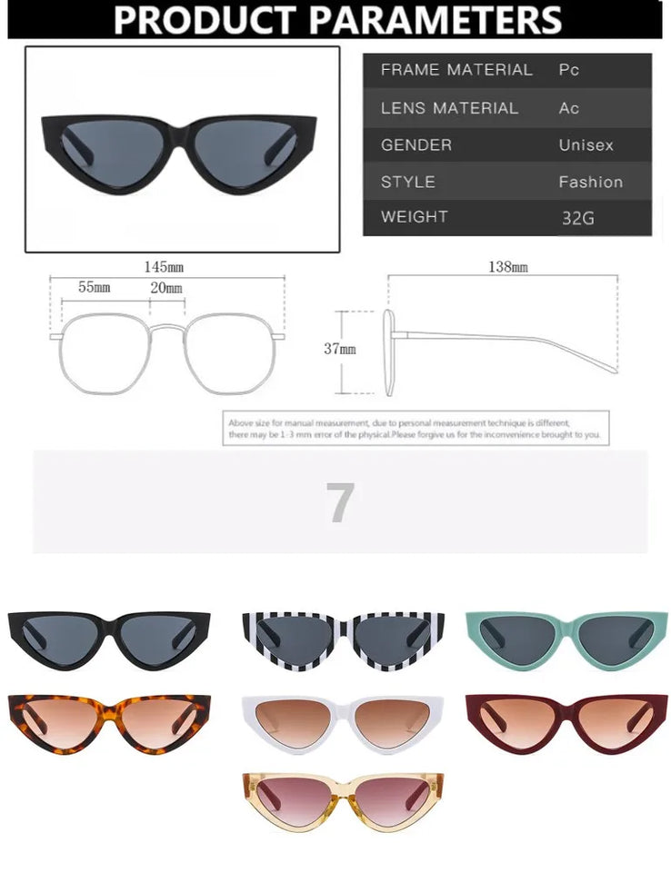 Luxury vintage sunglasses with UV400 protection