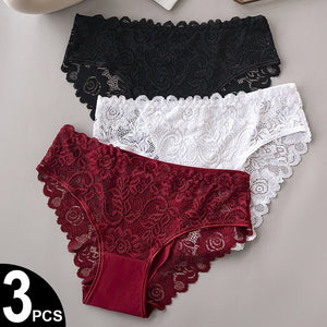 "Triple Temptation Lace Set"
