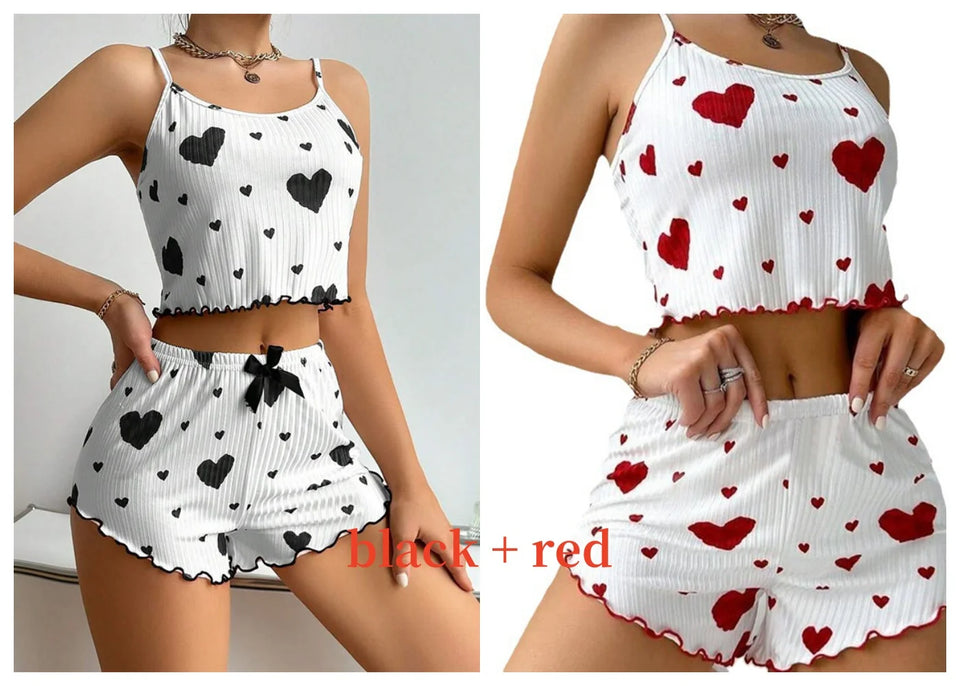 Double Love – 2-in-1 Heart Pajama Set