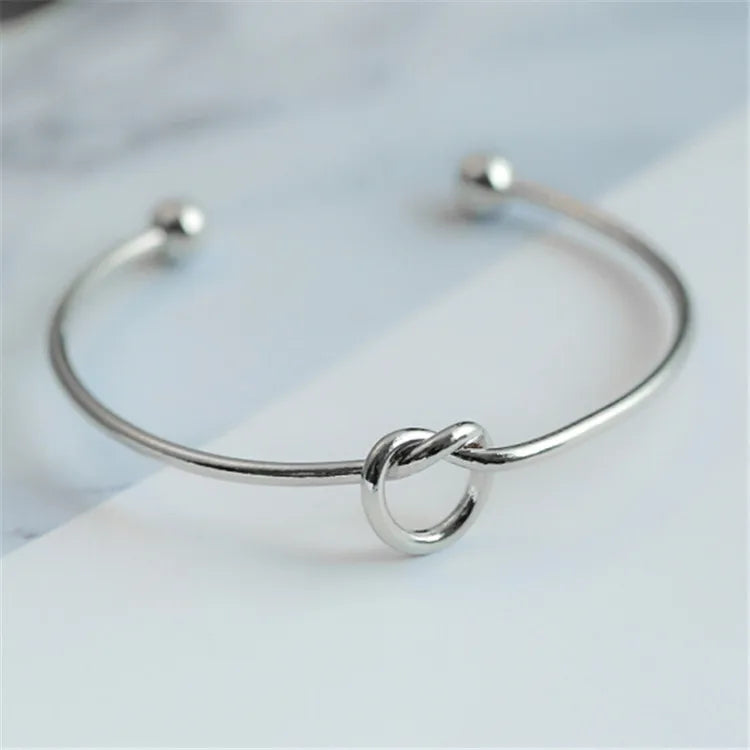 Eternal Knot – Vintage Stainless Steel Bracelet