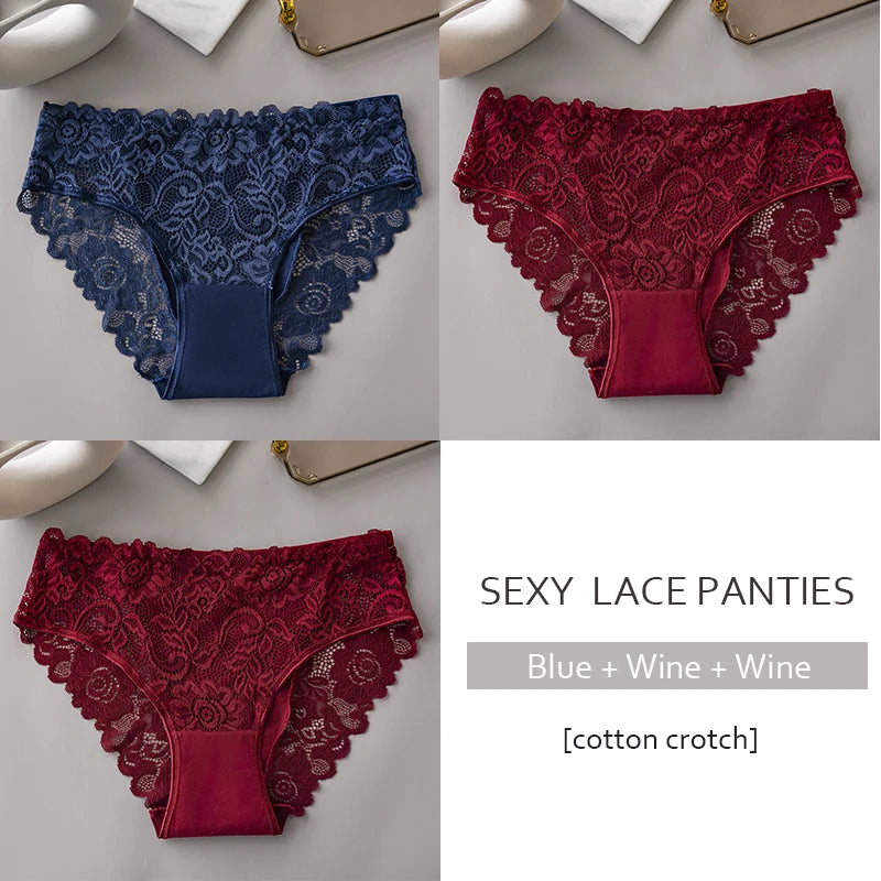 "Triple Temptation Lace Set"