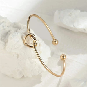 Eternal Knot – Vintage Stainless Steel Bracelet