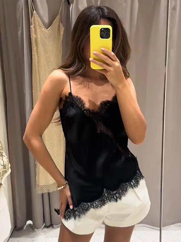 Midnight Muse Lace Top