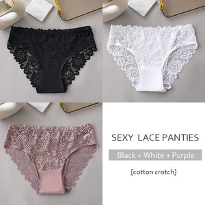 "Triple Temptation Lace Set"