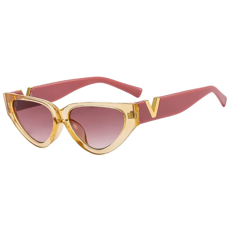 Luxury vintage sunglasses with UV400 protection