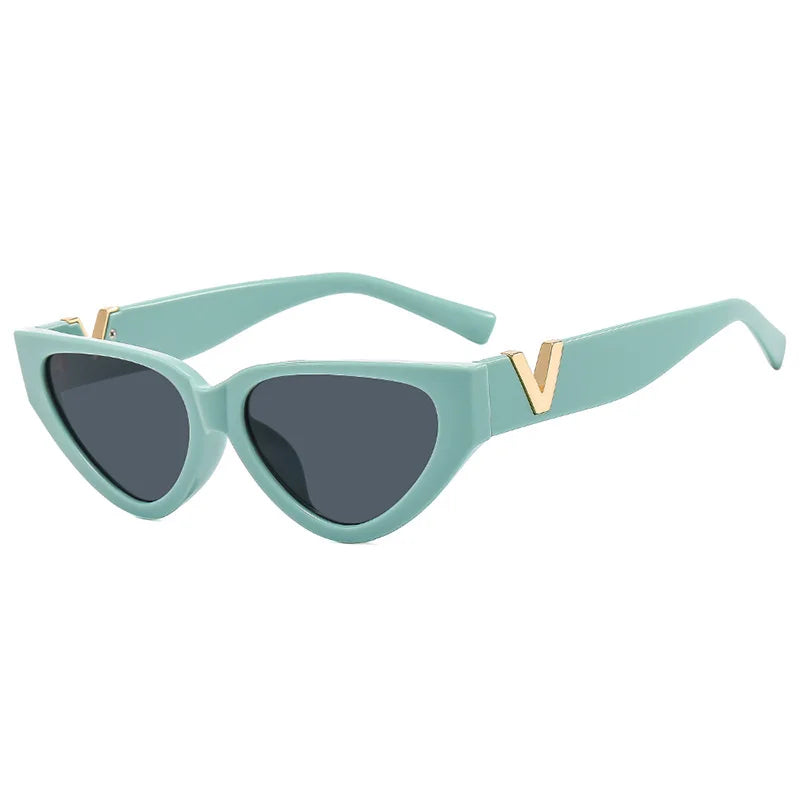 Luxury vintage sunglasses with UV400 protection