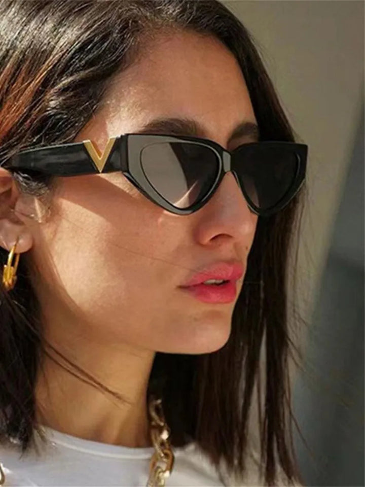 Luxury vintage sunglasses with UV400 protection