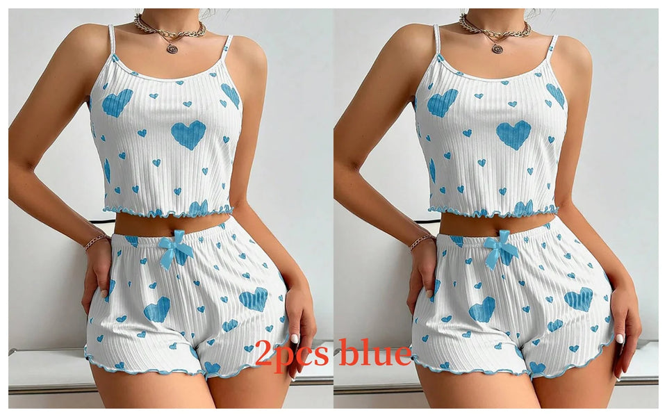 Double Love – 2-in-1 Heart Pajama Set