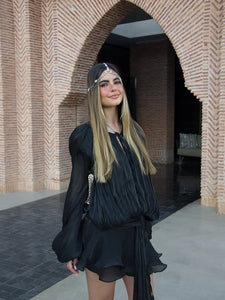 "Moonlit Muse Mini Dress"