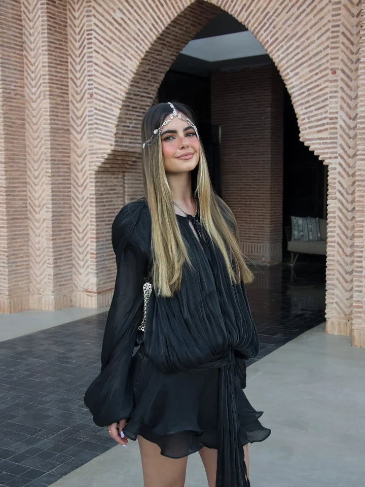 "Moonlit Muse Mini Dress"
