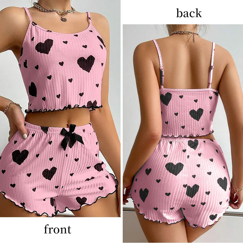 Double Love – 2-in-1 Heart Pajama Set
