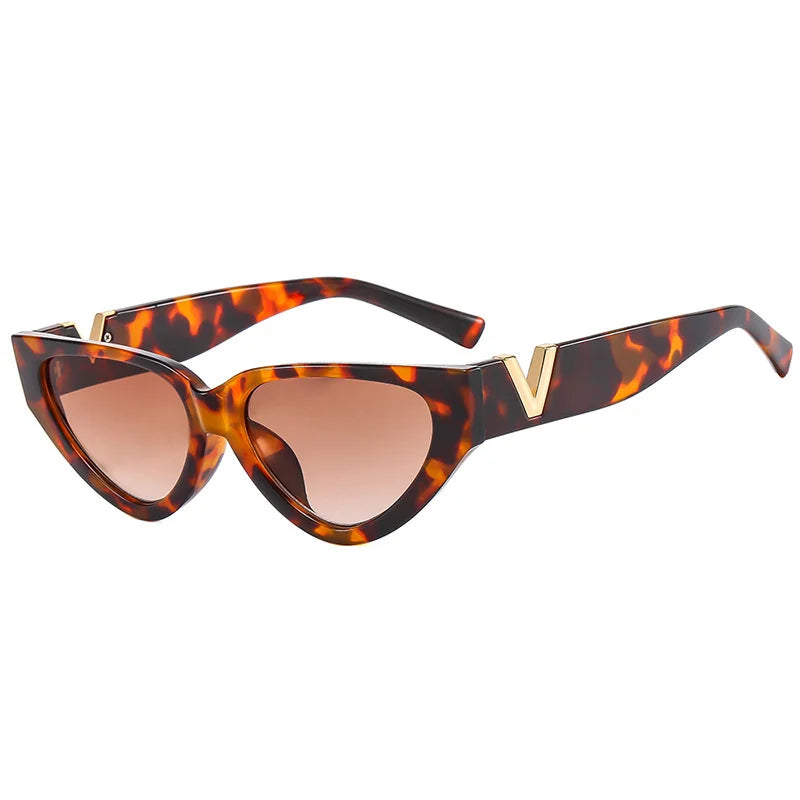 Luxury vintage sunglasses with UV400 protection