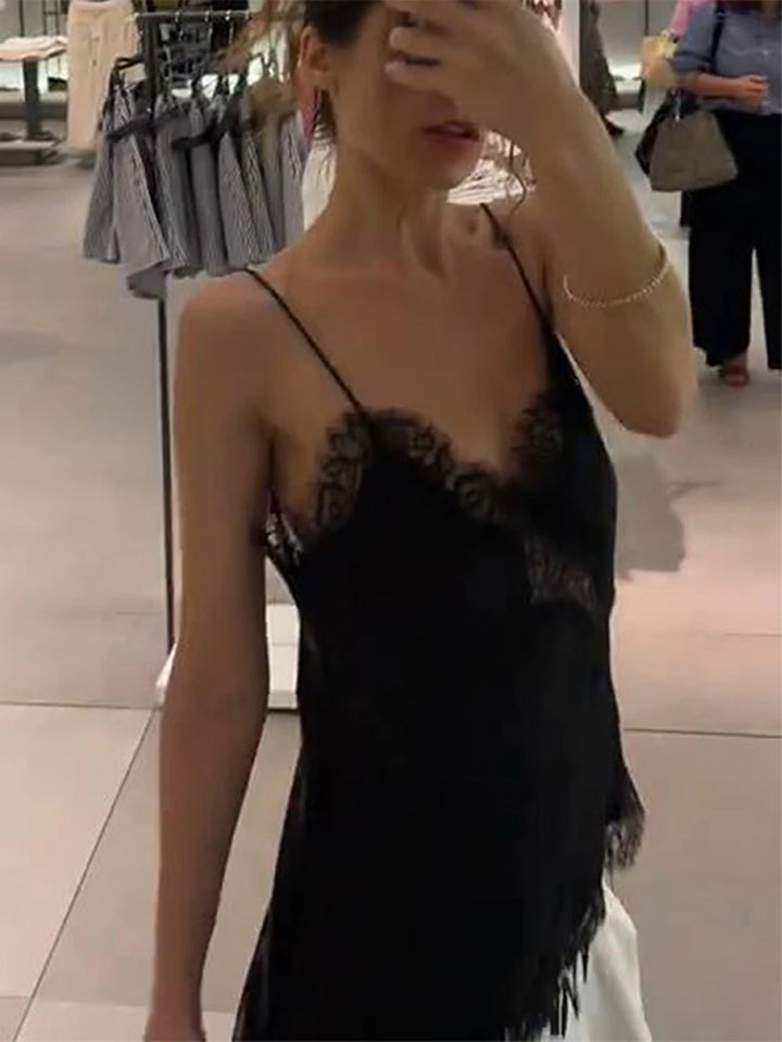 Midnight Muse Lace Top