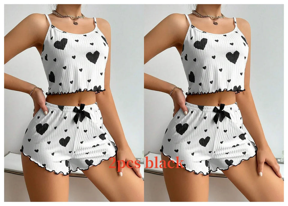 Double Love – 2-in-1 Heart Pajama Set