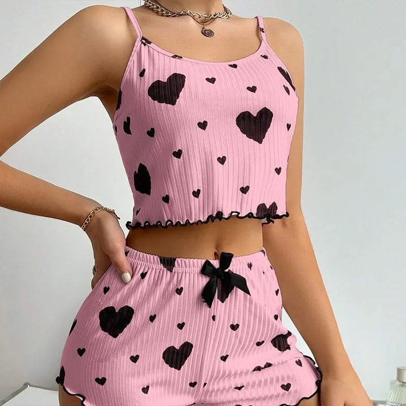 Double Love – 2-in-1 Heart Pajama Set