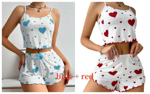 Double Love – 2-in-1 Heart Pajama Set