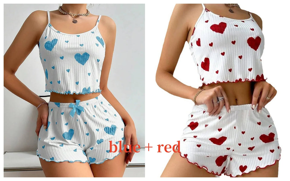 Double Love – 2-in-1 Heart Pajama Set