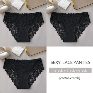 "Triple Temptation Lace Set"