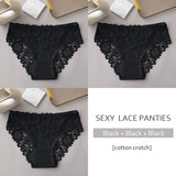 "Triple Temptation Lace Set"